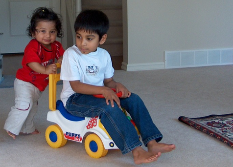 Vinod and Vikram at Play